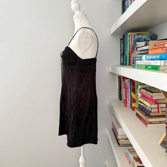 For Love and Lemons Melody Mini Dress in Black Size Medium - Picture 12 of 13